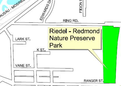Riedel-Redmond Nature Preserve map